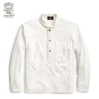 ダブルアールエル(RRL)の*RRL*コットン ジャージー プルオーバー*S*デッキジャケット(スウェット)