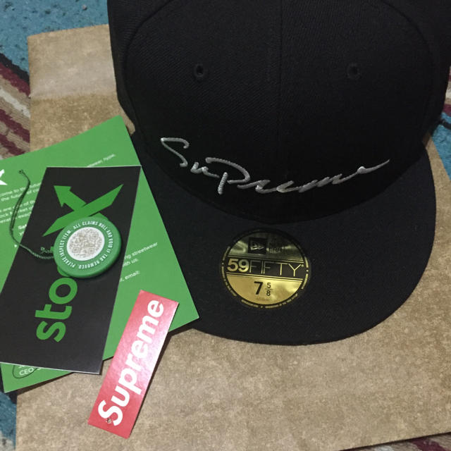 SUPREME NEW ERA  S LOGO CAP 7 5/8