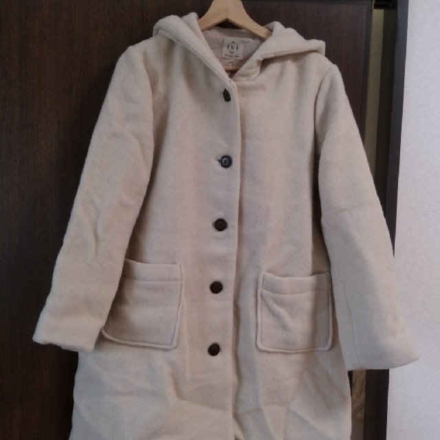 SM2(サマンサモスモス)の
SM2 カバーリングヤーンフード付きコート レディースのジャケット/アウター(ロングコート)の商品写真