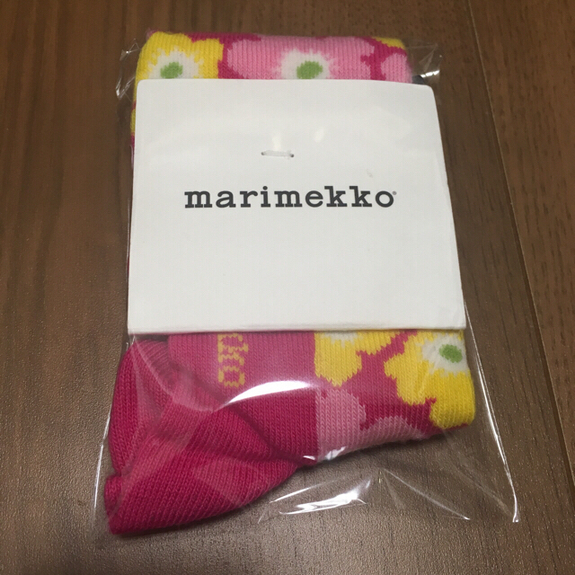 marimekko(マリメッコ)の11/27値下げ marimekko 子供用靴下 キッズ/ベビー/マタニティのこども用ファッション小物(靴下/タイツ)の商品写真