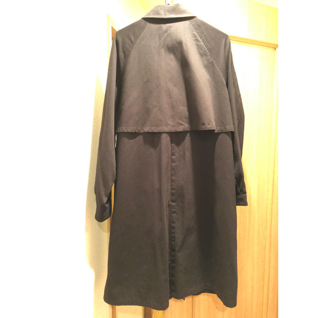 KBF(ケービーエフ)のKBF ステンカラーコート 黒 レディースのジャケット/アウター(ロングコート)の商品写真