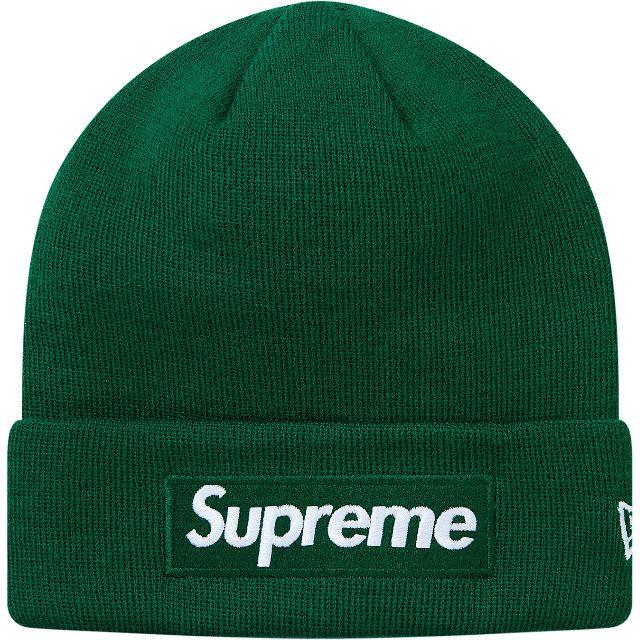 メンズSupreme New Era Box Logo Beanie 緑 Green