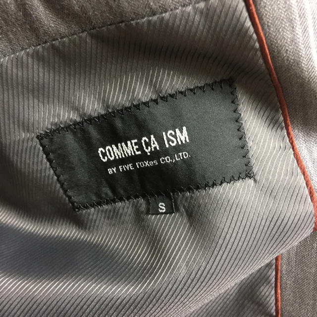 COMME CA ISM(コムサイズム)のコムサ  メンズ S スーツ グレー 美品 メンズのスーツ(セットアップ)の商品写真