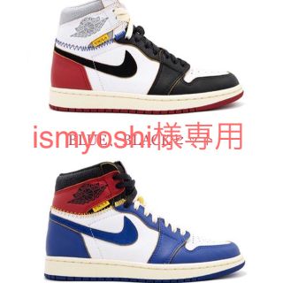 ナイキ(NIKE)のUNION NIKE AIR JORDAN 1 RETRO HIGH 27cm(スニーカー)