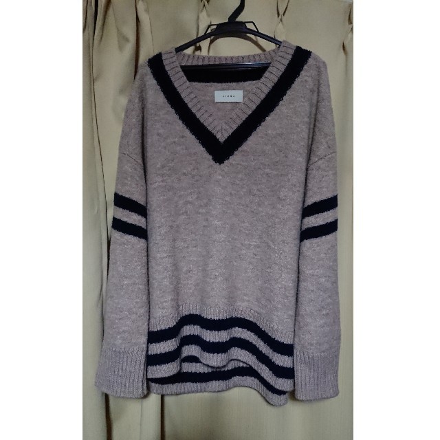 JieDa 18AW V-NECK KNIT ベージュ size 2