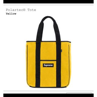 シュプリーム(Supreme)のSupreme Polartec Tote  yellow(トートバッグ)