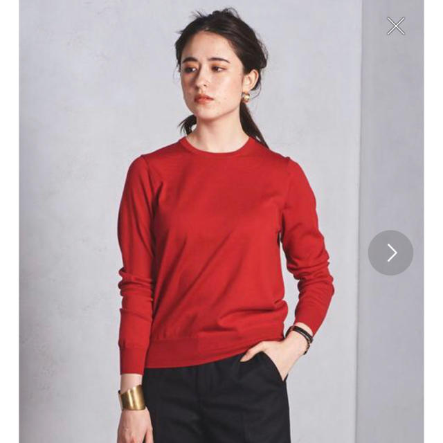 UNITED ARROWS(ユナイテッドアローズ)のUNITED ARROWS クルーネックニット レディースのトップス(ニット/セーター)の商品写真