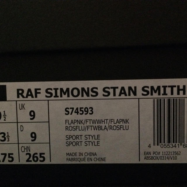 RAF SIMONS(ラフシモンズ)のスタンスミス ラフシモンズ メンズの靴/シューズ(スニーカー)の商品写真