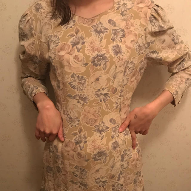 Grimoire(グリモワール)の【sale】vintage flower dress レディースのワンピース(ひざ丈ワンピース)の商品写真