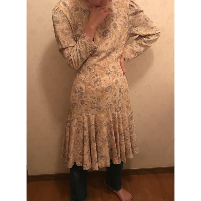 Grimoire(グリモワール)の【sale】vintage flower dress レディースのワンピース(ひざ丈ワンピース)の商品写真