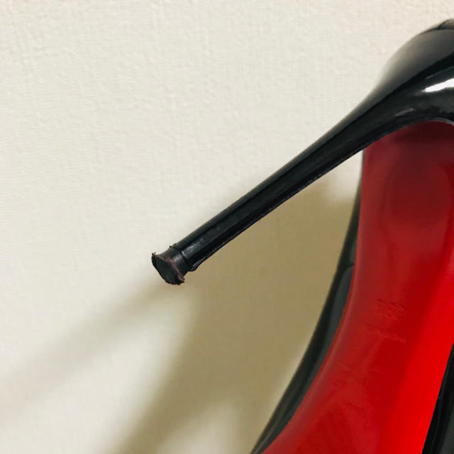 Christian Louboutin(クリスチャンルブタン)のChristian Louboutin オープントゥパンプス BLACK レディースの靴/シューズ(ハイヒール/パンプス)の商品写真