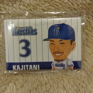 ベイスターズ　梶谷選手　缶バッチ(バッジ/ピンバッジ)