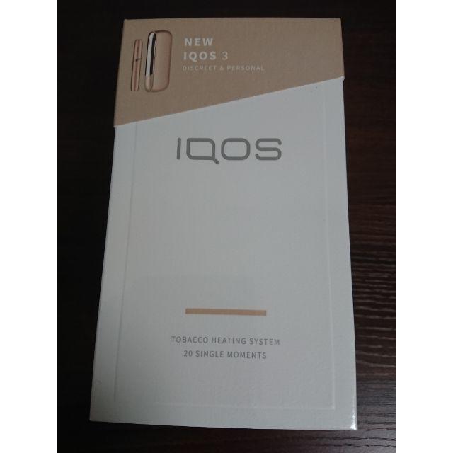 即納 新品未開封 新型 IQOS 3 ブリリアントゴールド