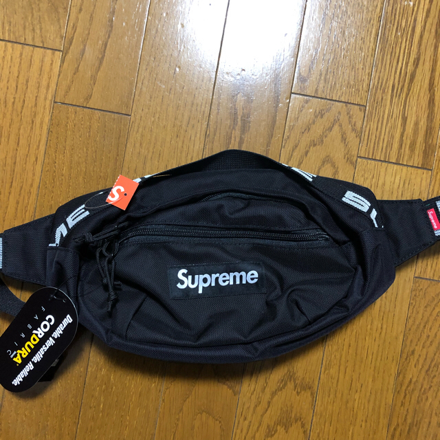 Supreme(シュプリーム)のSupreme 18ss waist bag ウエストバッグ 黒  メンズのバッグ(ボディーバッグ)の商品写真