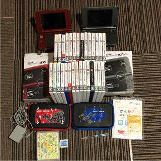 ニンテンドー3DS(ニンテンドー3DS)の3DSLLとカセットセット★(家庭用ゲームソフト)