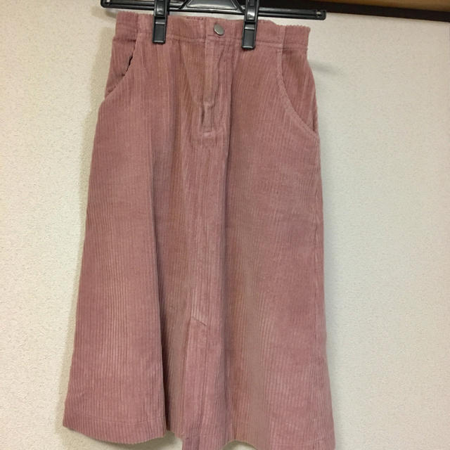 archives(アルシーヴ)のarchives コーデュロイスカート ピンク レディースのスカート(ひざ丈スカート)の商品写真