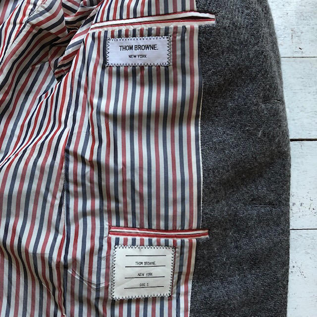 THOM BROWNE(トムブラウン)のトムブラウン ジャケット 正規品 サイズL メンズのジャケット/アウター(テーラードジャケット)の商品写真