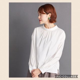 シャンブルドゥシャーム(chambre de charme)の【未使用・新品】chambre de charme 2018 白 ブラウス (シャツ/ブラウス(長袖/七分))