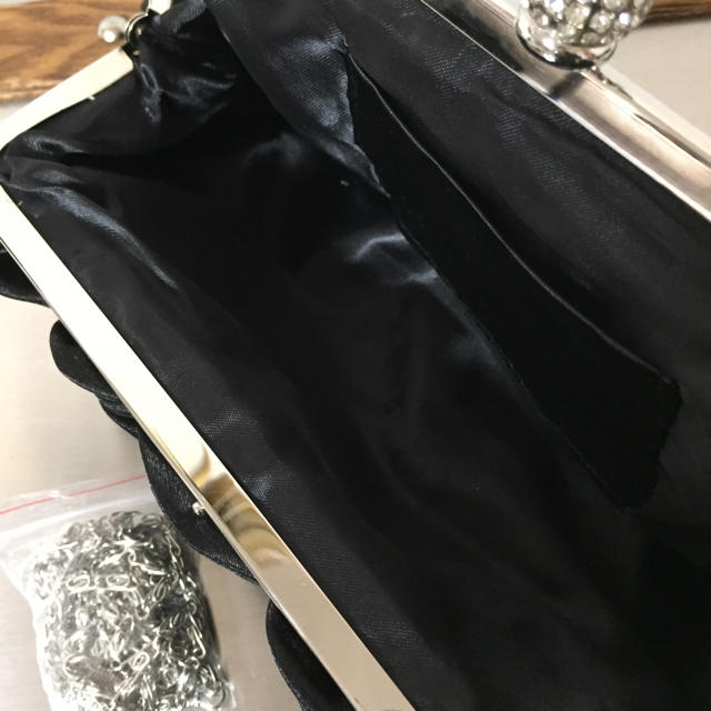 パーティーバッグ 結婚式 パーティバッグ 大きめ パーティバッグ 黒 祝儀 袱紗 レディースのバッグ(クラッチバッグ)の商品写真