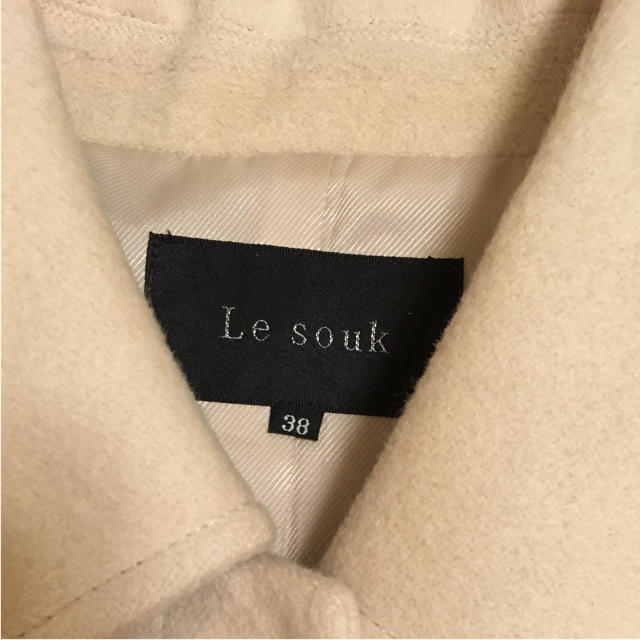 Le souk(ルスーク)のルスーク コート アンゴラ ウール レディース 38 レディースのジャケット/アウター(ピーコート)の商品写真