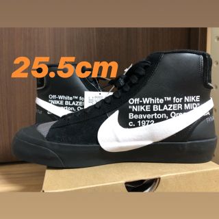 オフホワイト(OFF-WHITE)のoff-white nike BLAZER black(スニーカー)