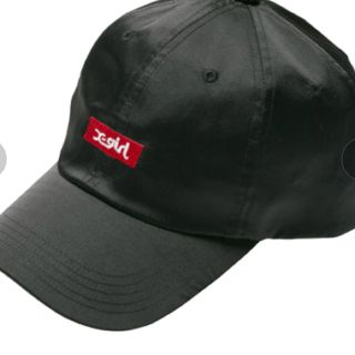 エックスガール(X-girl)の≪即購入可能≫Xgirl サテンキャップ 帽子 ブラック SATIN CAP(キャップ)