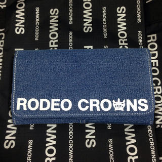 ロデオクラウンズ(RODEO CROWNS)のゆう様 タグなし未使用★デニムロゴ ウォレット(財布)