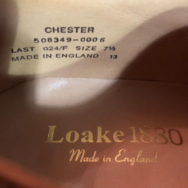Loake(ローク)のLoake Chester タン 26cm メンズの靴/シューズ(ドレス/ビジネス)の商品写真