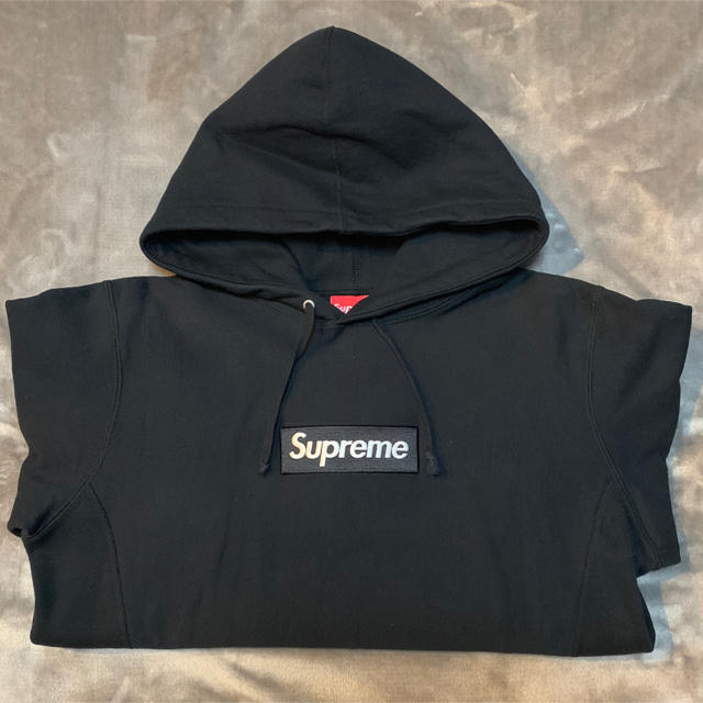 在庫処分】 Supreme ブラック パーカー ボックスロゴ シュプリーム Ys