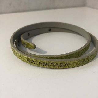 バレンシアガ(Balenciaga)のBALENCIAGA 革 ブレスレット(ブレスレット/バングル)