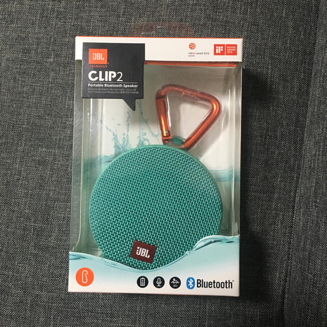 JBL CLIP2 Bluetoothスピーカー IPX7防水 国内正規品 薄緑