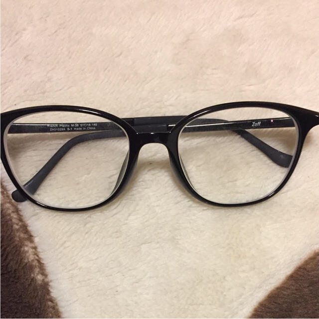 Zoff(ゾフ)のzoff 黒縁メガネ スーパーライト スリム メンズのファッション小物(サングラス/メガネ)の商品写真