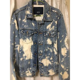 ザラ(ZARA)の早い者勝ち！人気完売☆ZARA MAN ペイント加工 1975デニムジャケット(Gジャン/デニムジャケット)