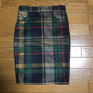 スピーガ(SPIGA)の新品 チェックタイトスカート(ひざ丈スカート)