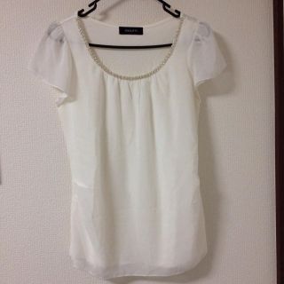 ジャスグリッティー(JUSGLITTY)のジャスグリ♡ブラウス(カットソー(半袖/袖なし))