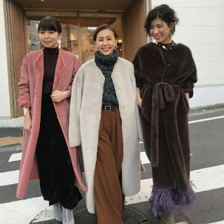 アメリヴィンテージ(Ameri VINTAGE)のameri  2WAY SOFT BOA LONG COAT 新品(ロングコート)