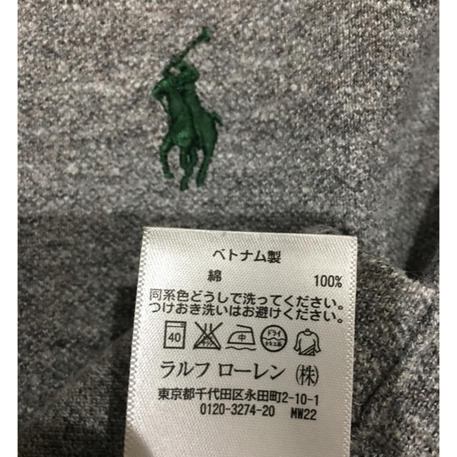 POLO RALPH LAUREN(ポロラルフローレン)のkou_12345様専用polo ラルフローレン Lサイズ ポロシャツ グレー メンズのトップス(ポロシャツ)の商品写真