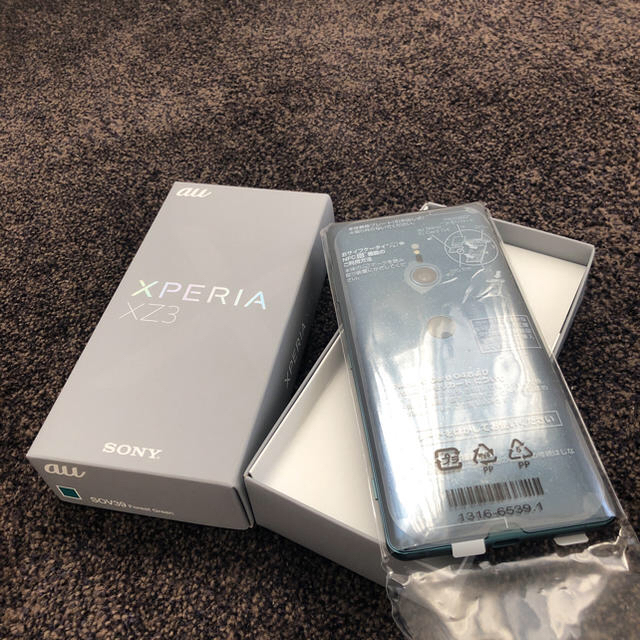 SONY - 【simロック解除済】新品 Xperia xz3 sov39フォレストグリーン