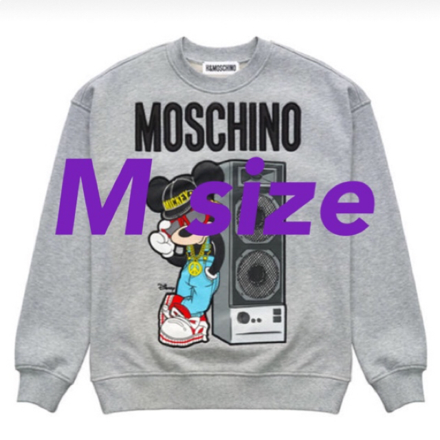 h&m moschino ミッキー スウェット