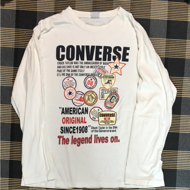 CONVERSE(コンバース)のコンバース ロンT ロゴ 古着 メンズのトップス(Tシャツ/カットソー(七分/長袖))の商品写真