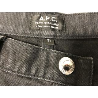 アーペーセー(A.P.C)のAPC  BLACK DENIM PETIT STANDARD 31(デニム/ジーンズ)