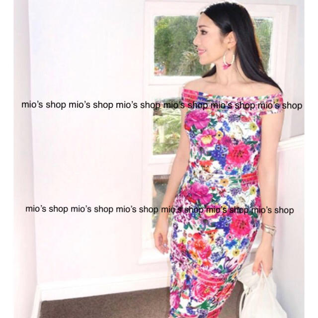 新品希少サイズ】TADASHI SHOJI フラワープリントワンピース 新品希少サイズ】TADASHI SHOJI フラワープリントワンピース