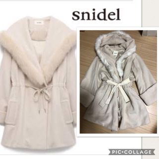 スナイデル(SNIDEL)のsnidel ♡レディーモッズコート アイボリー(モッズコート)