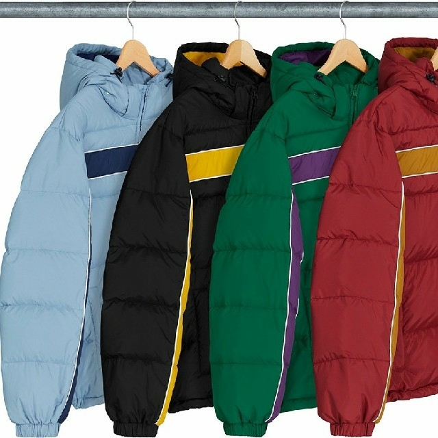 Supreme Stripe Panel Down Jacket