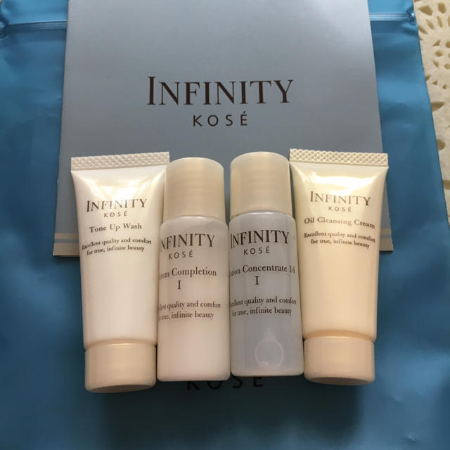 Infinity(インフィニティ)のインフィニティ トライアル サンプル 化粧水 コスメ/美容のキット/セット(サンプル/トライアルキット)の商品写真