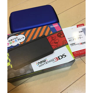 ニンテンドー3DS(ニンテンドー3DS)の《Nintendo》黒の3DS。(携帯用ゲーム機本体)