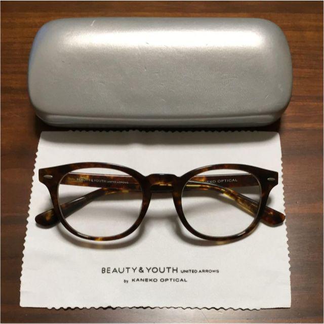 BEAUTY&YOUTH UNITED ARROWS(ビューティアンドユースユナイテッドアローズ)の金子眼鏡 BEAUTY&YOUTH 美品 メンズのファッション小物(サングラス/メガネ)の商品写真