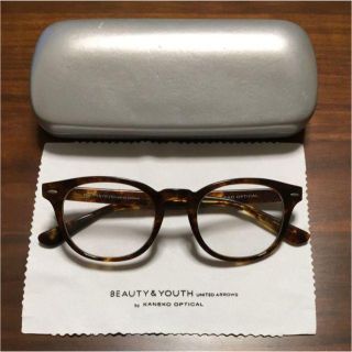 ビューティアンドユースユナイテッドアローズ(BEAUTY&YOUTH UNITED ARROWS)の金子眼鏡 BEAUTY&YOUTH 美品(サングラス/メガネ)