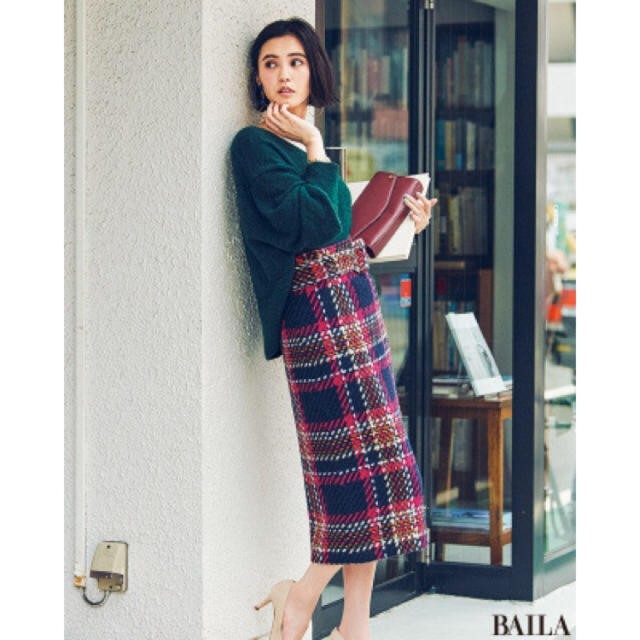 Mila Owen(ミラオーウェン)のriiiiiiiiiii様専用ベルト付きタイトスカート・ピンク レディースのスカート(ひざ丈スカート)の商品写真