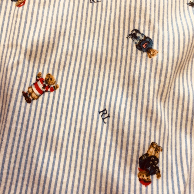Ralph Lauren(ラルフローレン)のラルフローレン ストライプロンパース キッズ/ベビー/マタニティのベビー服(~85cm)(ロンパース)の商品写真